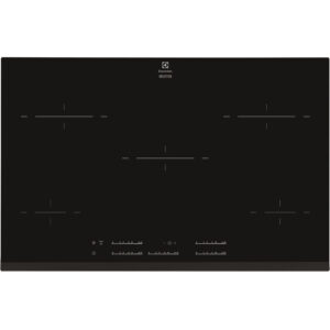 Plita incorporabila Electrolux EHL8550FHK, Inductie, Booster 5 zone, Touch control, 78 cm, Negru