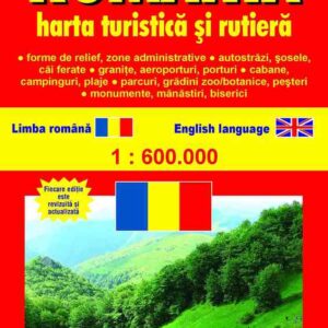 România. Hartă turistică şi rutieră