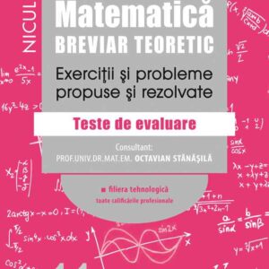 Matematică, clasa a XI-a. Breviar teoretic. Exerciţii şi probleme propuse şi rezolvate. Filiera tehnologică, toate calificările profesionale