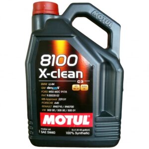 Ulei motor Motul 8100 X-clean, 5W40, 5L