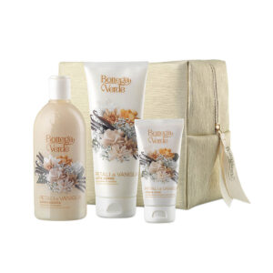 Set cadou femei, pentru ingrijirea corpului, cu aroma de petale de vanilie